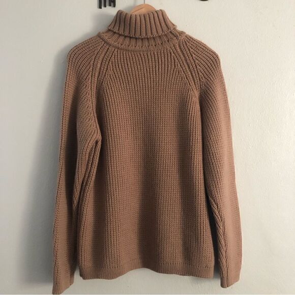 Bentley Vintage 100% wool heavy weight wool turtleneck sweater size large - Picture 8 of 9